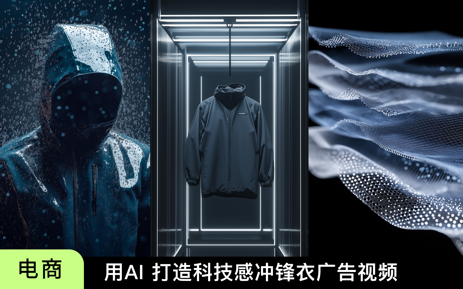 【品牌提升】用AI 打造科技感冲锋衣
