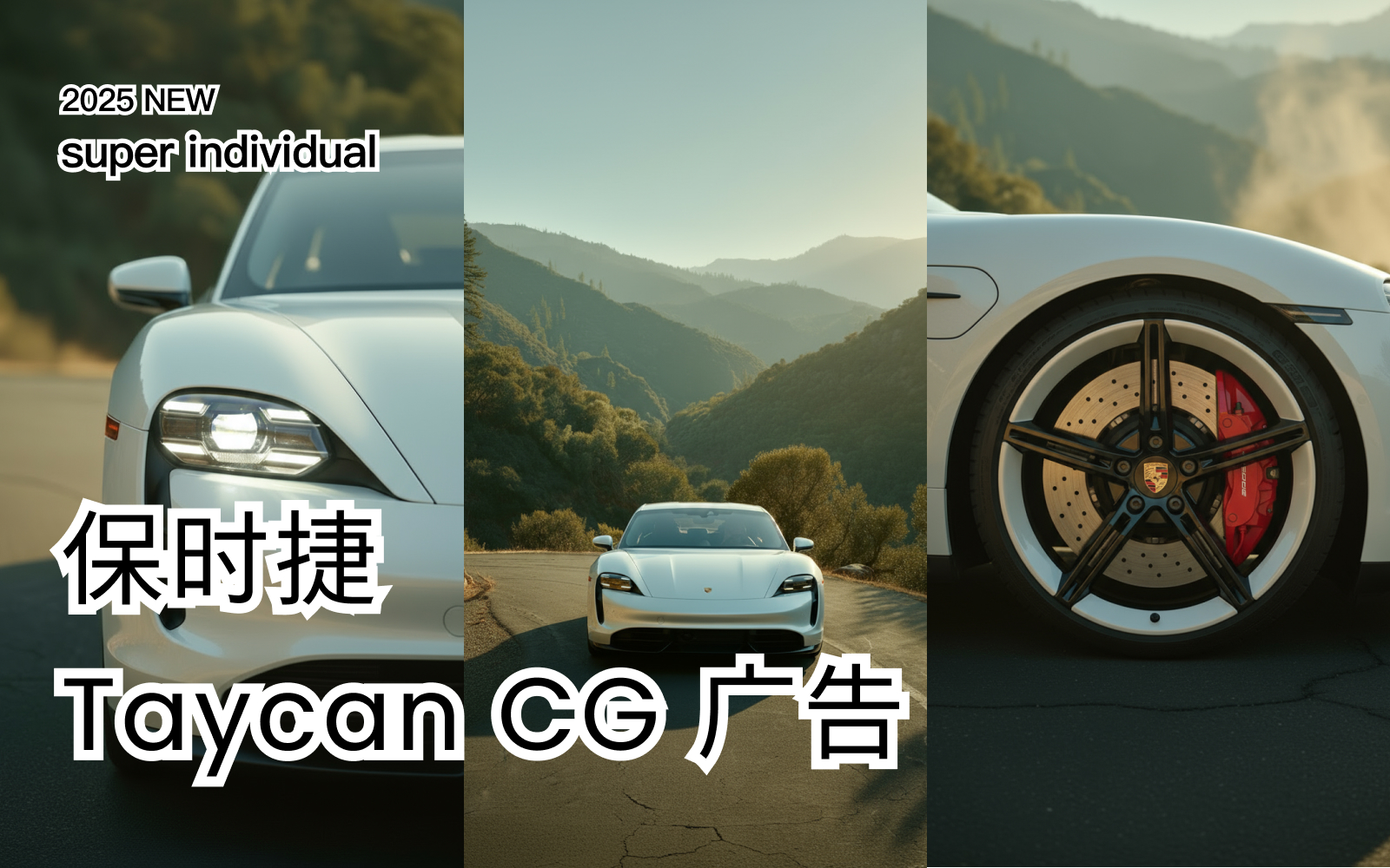 【品牌美学】4 个 AI 工具做保时捷广告