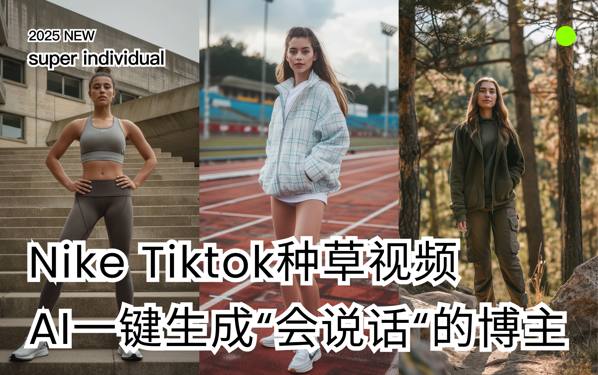 【电商服装】做服装种草还在愁没模特？AI一键生成‘会说话’的博主，太逼真了！