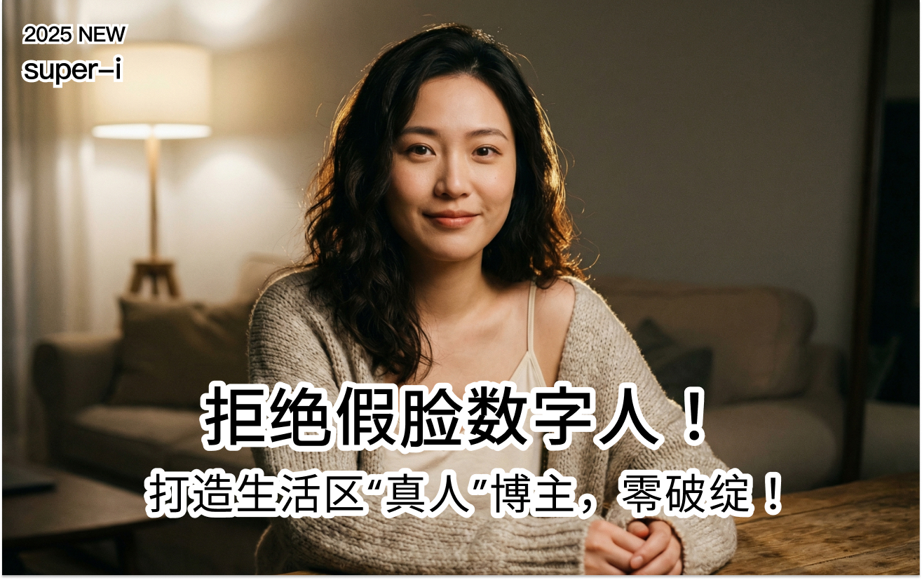 【实用教程】零成本打造“像真人一样”的知识博主数字人！