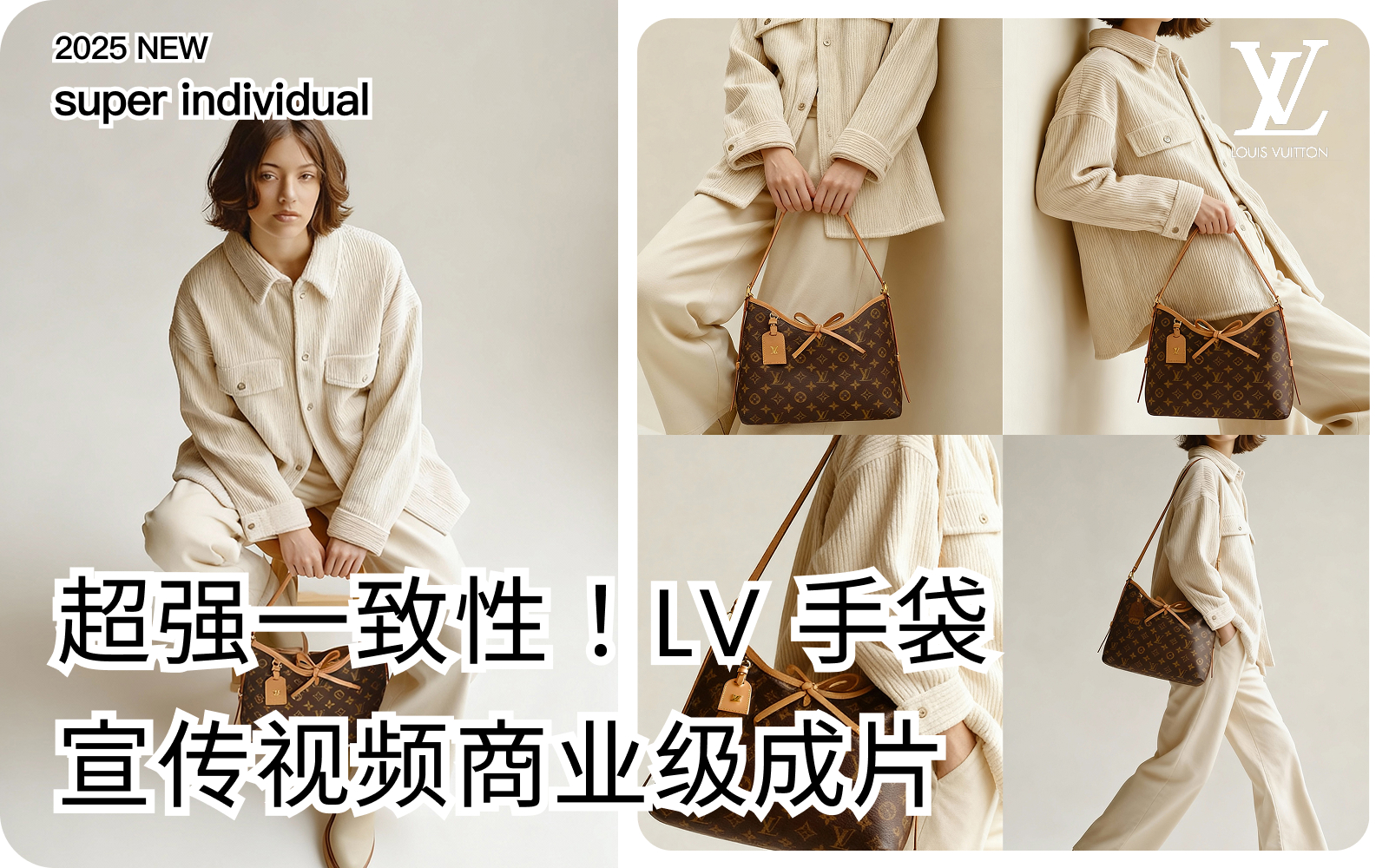 【电商服装】LV手袋的宣传视频