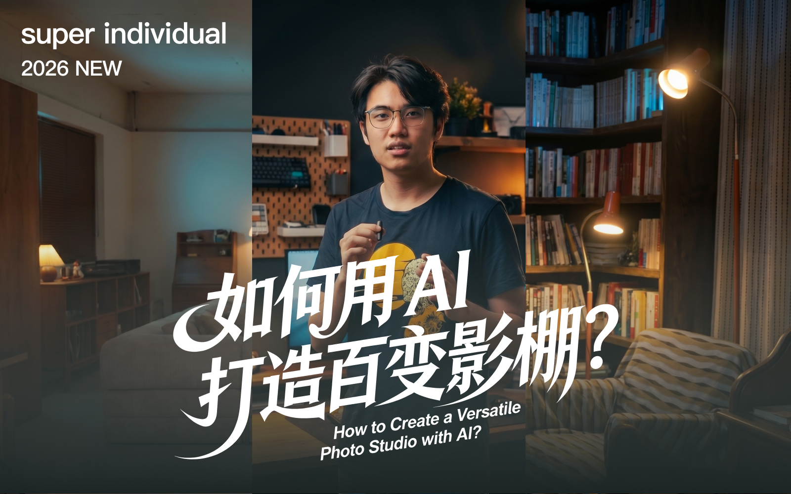 【自媒体赋能】实拍结合AI：零成本搭建随意变换的视频影棚