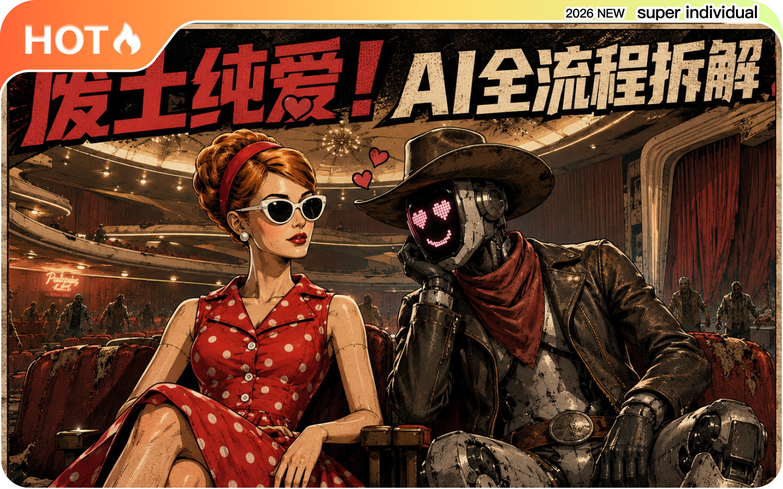 【创意视频】硬核拆解百万赞神作：用AI复刻《丧尸清道夫》全流程实录