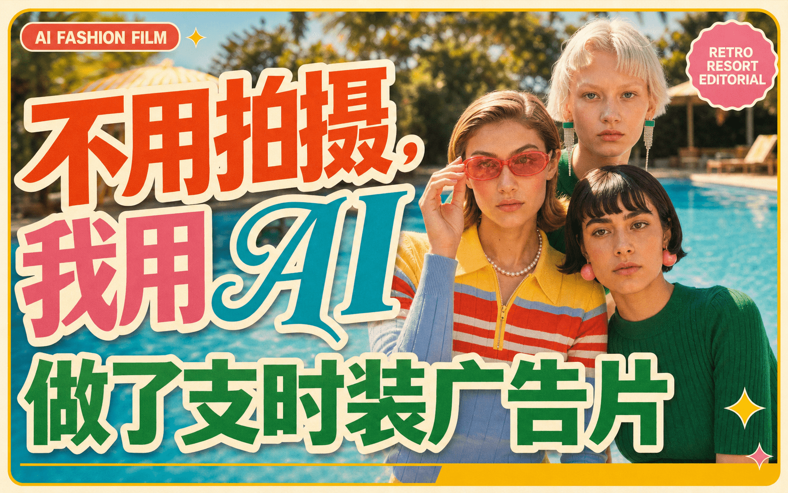 【品牌短片】用 AI 制作一支复古服装品牌短片：从参考图到成片剪辑