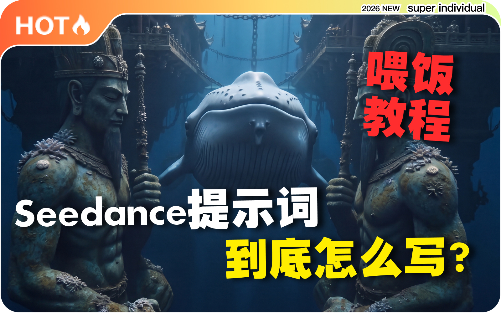 【提示词创作第六十九节】从“抽卡”到可控拍片，seedance2.0提示词写法